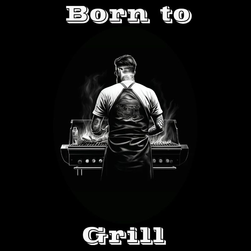 Born to Grill white