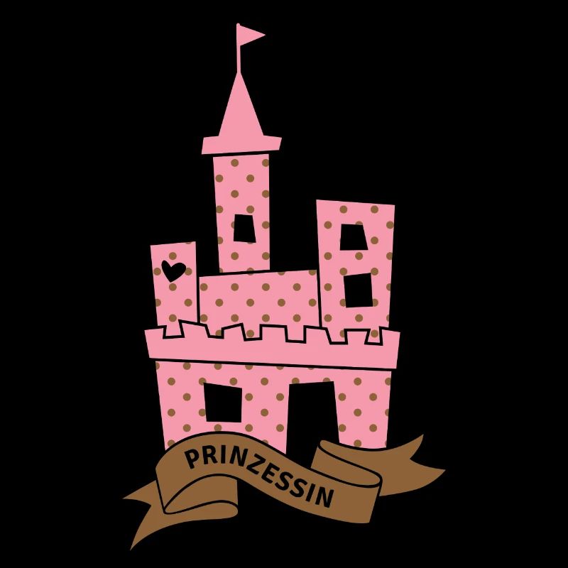Burg Prinzessin Märchen Mädchen Schloss Punkte Dot