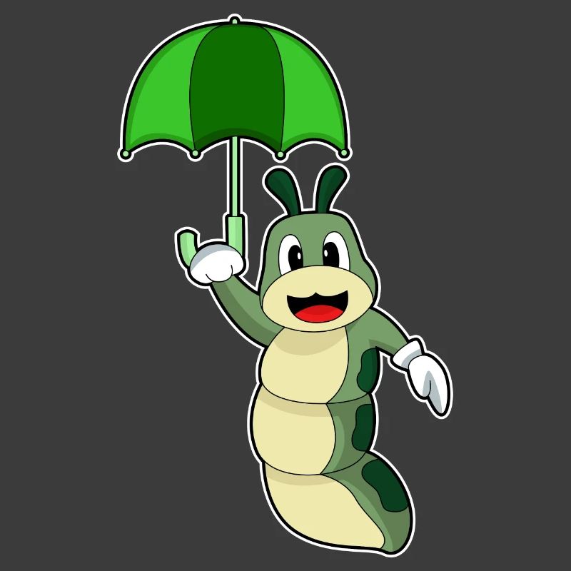Parapluie chenille