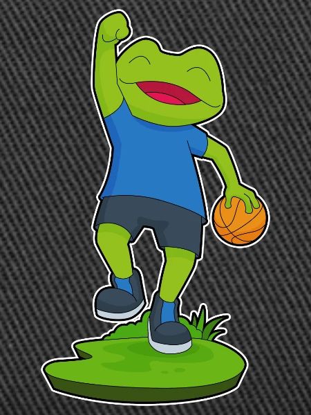 Frog Basketball Player Basketball