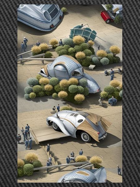 Voiture car futuriste