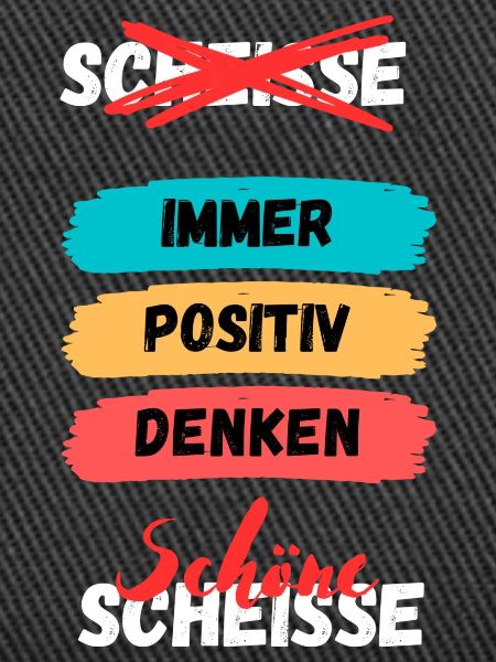 Immer Positiv Denken Farbband