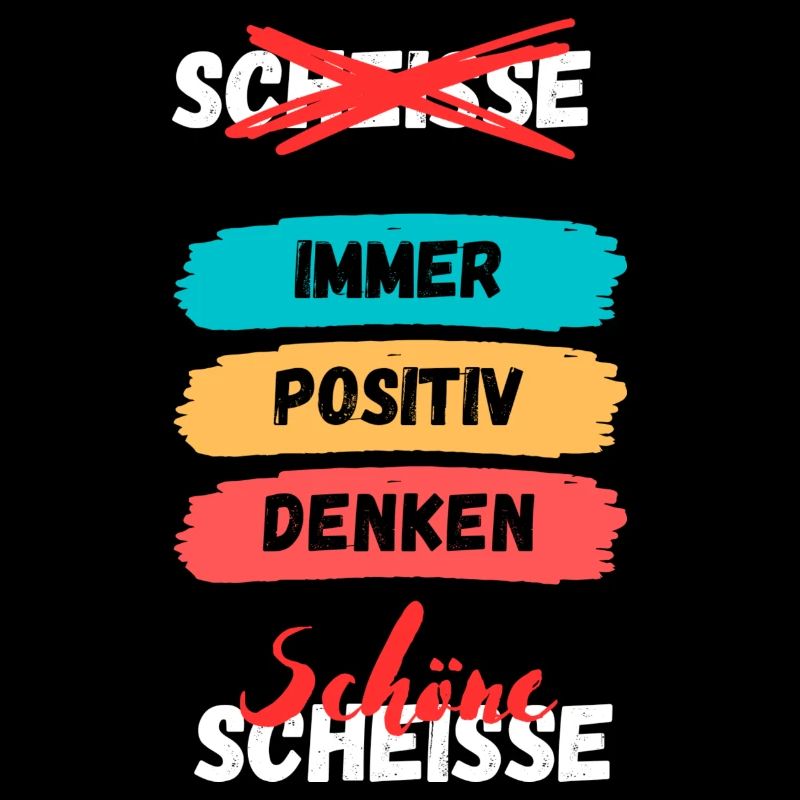 Immer Positiv Denken Farbband
