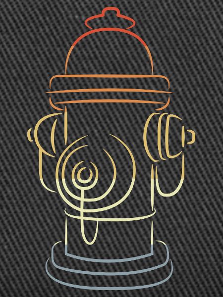 Retro Fire Hydrant