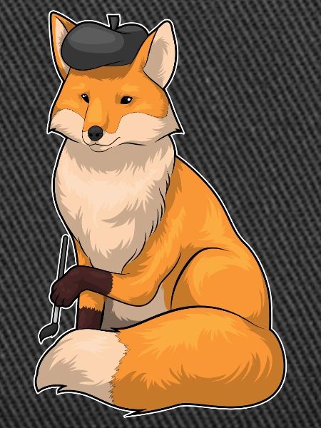 Fox Painter Brush Paint