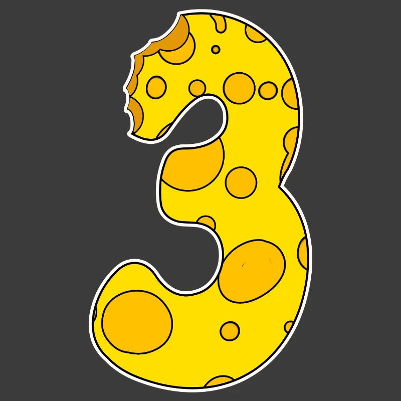 Number 3 - Three - Third