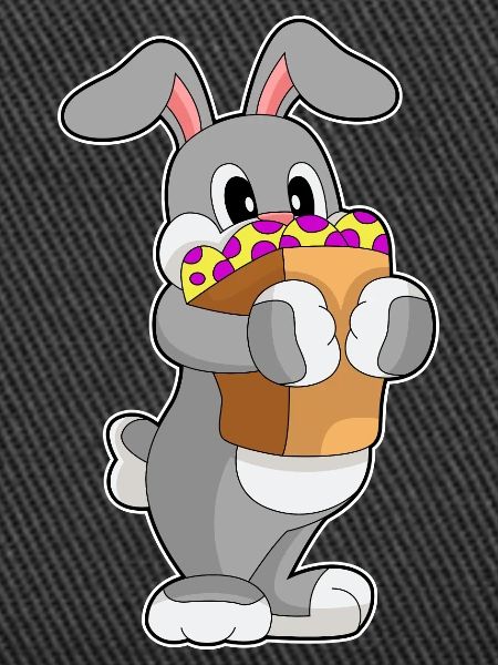 Bunny Easter Shopping
