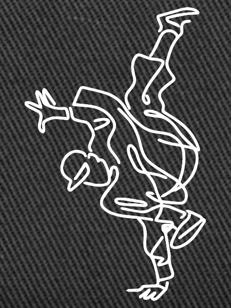 Breakdancing Skizze