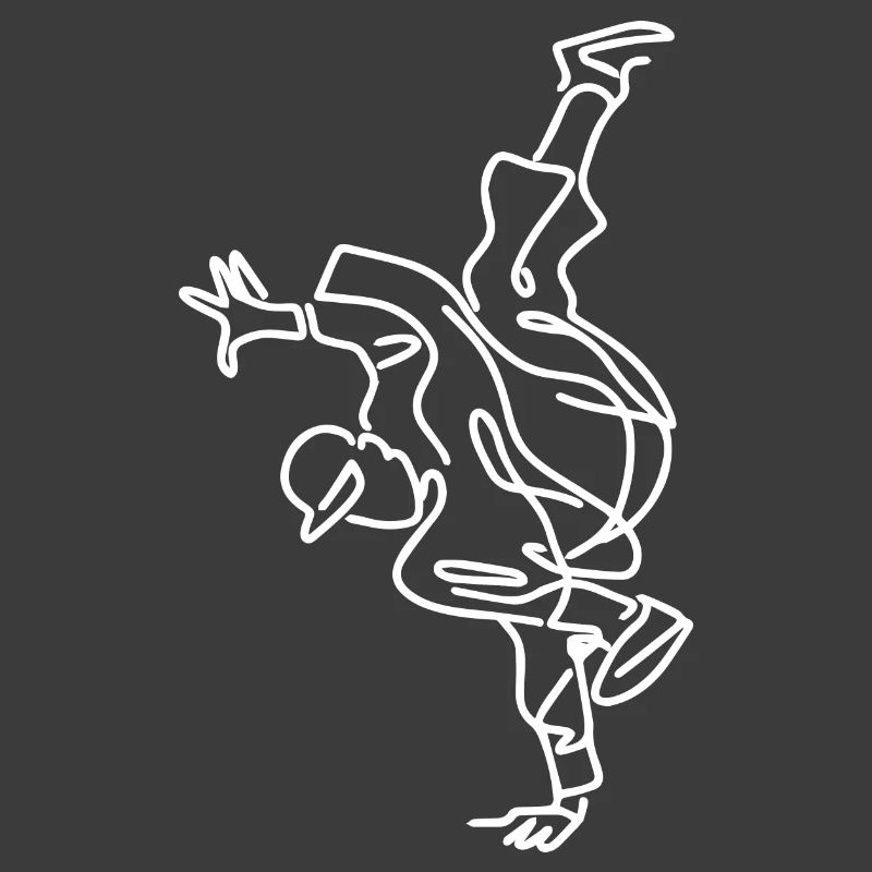 Breakdancing Skizze