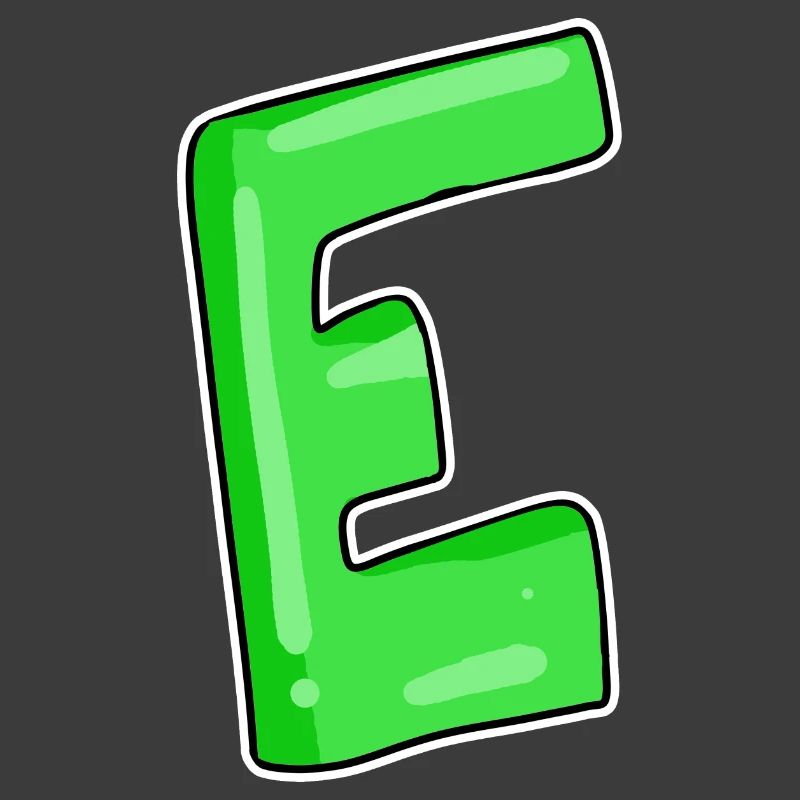 Letter E Initial point