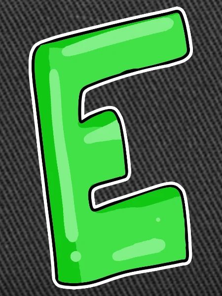 Buchstabe E Anfangsbuchstabe