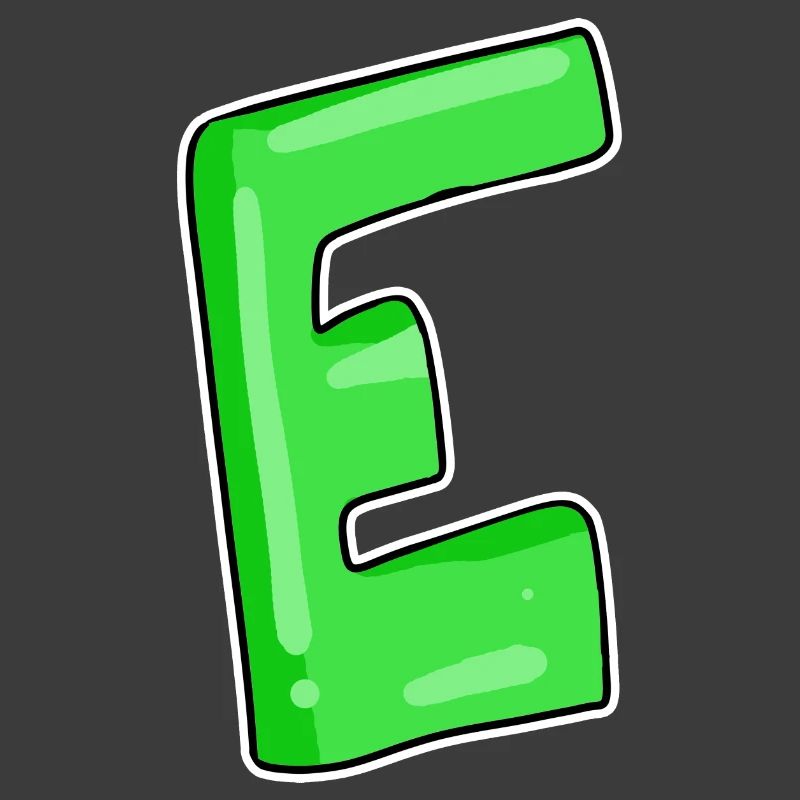 Buchstabe E Anfangsbuchstabe