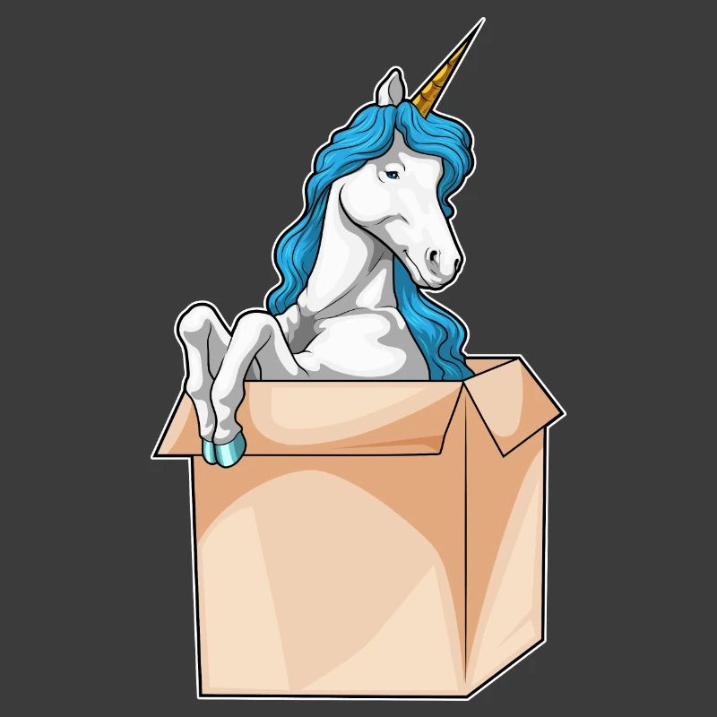 Einhorn Karton