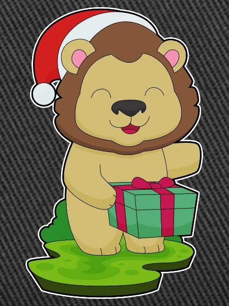 Lion Christmas Package