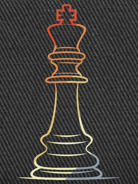 Chess Piece Line Art
