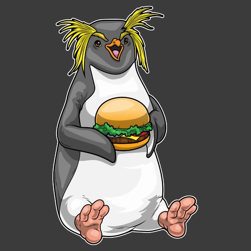 Penguin Cheeseburger