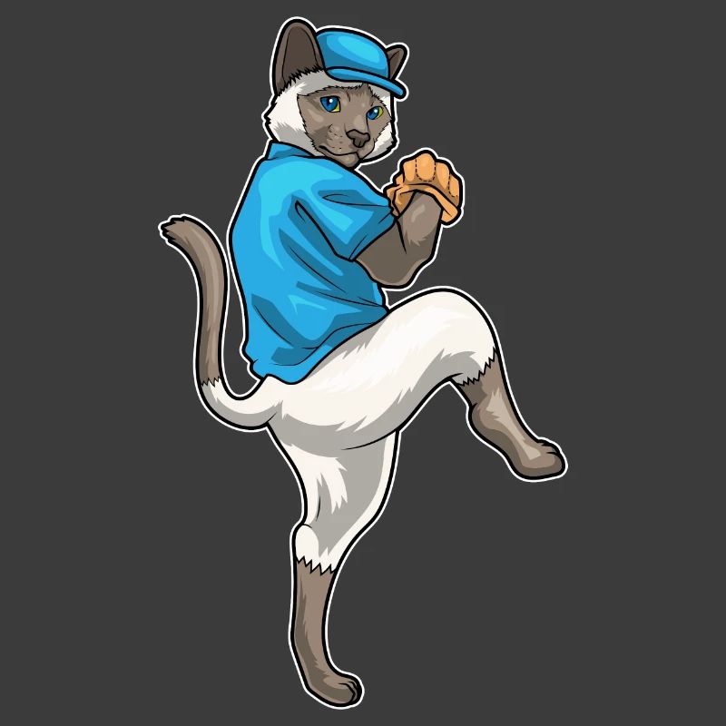 Gant de baseball Siamese Cat