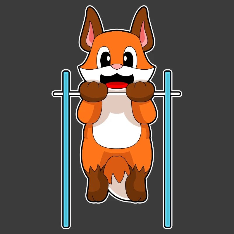 Fox Bodybuilder Tractions Musculation