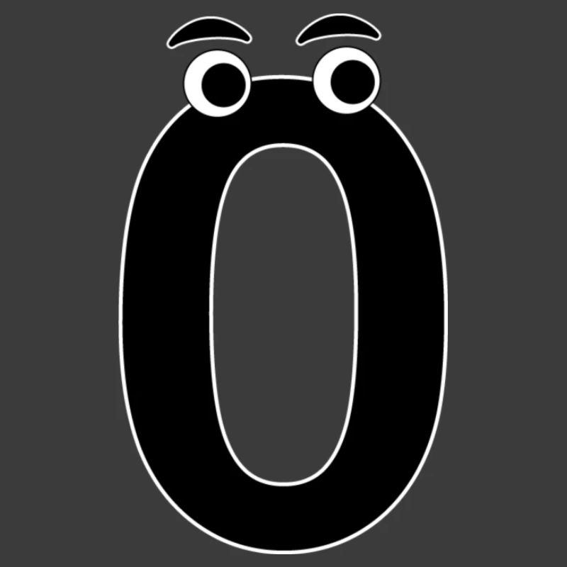 Number Zero 0 Kids Birthday Learn Math