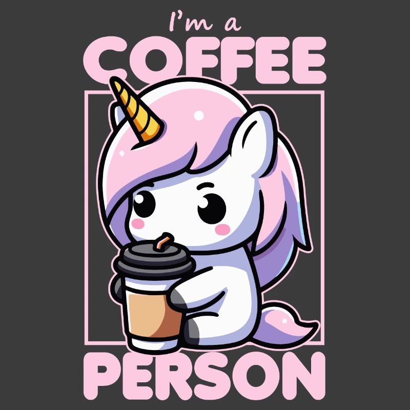 Ich bin ein Kaffeemensch Einhorn