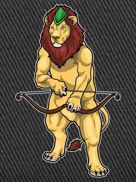 Lion Archer Bow
