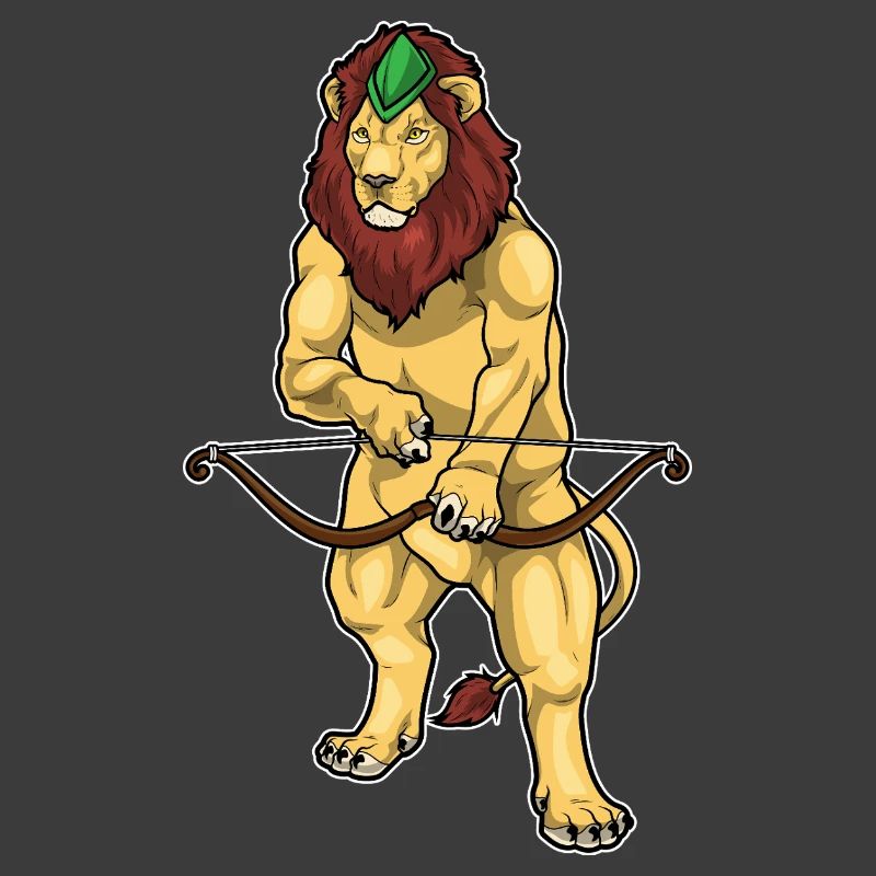 Lion Archer Bow