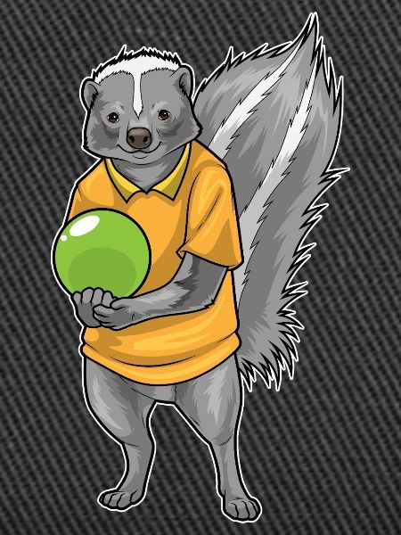 Stinktier Bowling Bowlingkugel