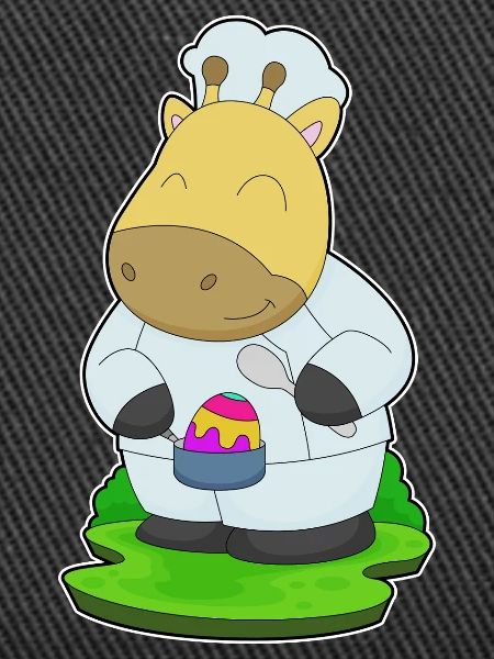 Giraffe Easter Cooking