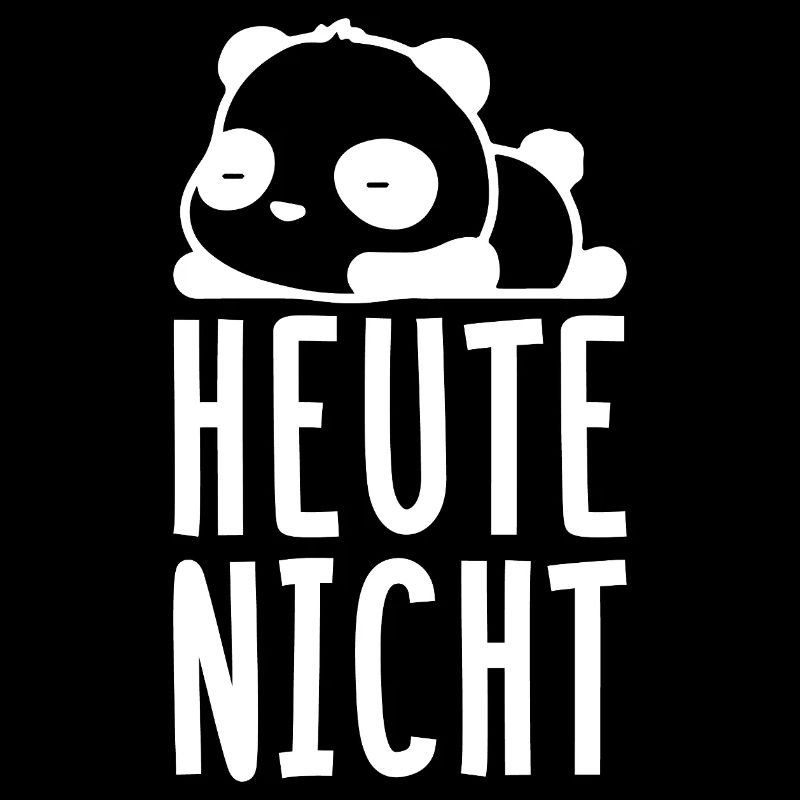 Lustig Panda Pandabär Spruch Geschenk Geschenkidee