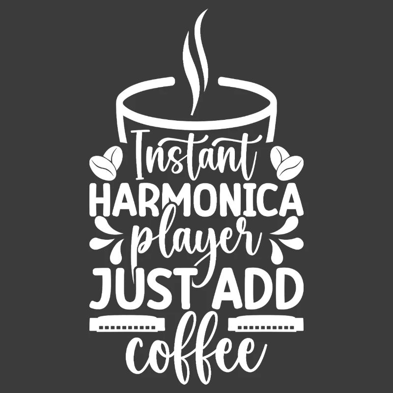 Harmonica Musican Lecteur Instantané Just Coffee