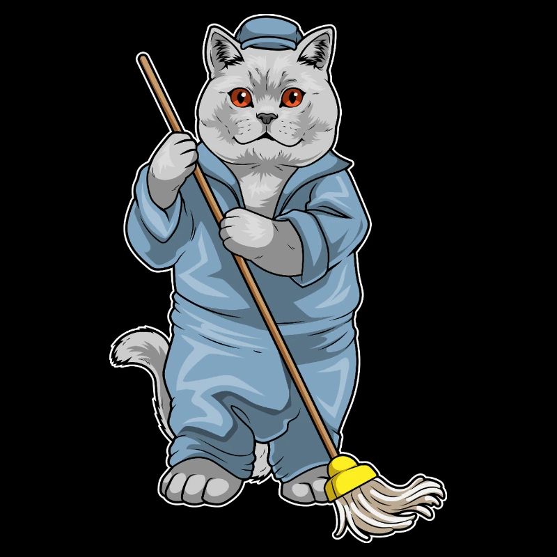 British Shorthair Cleaner Mop
