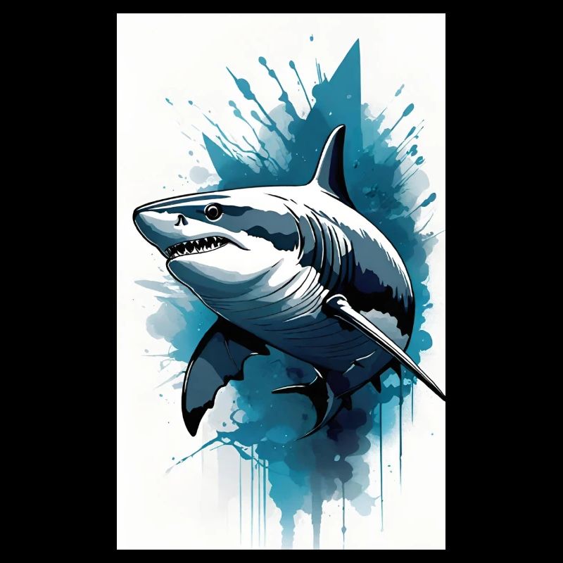 Requin | Grand requin blanc | Créature marine | Poisson