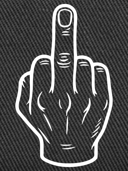 Mittelfinger Symbol