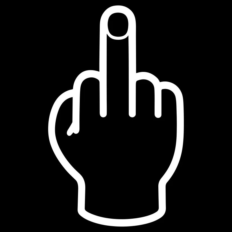 Hand Mittelfinger
