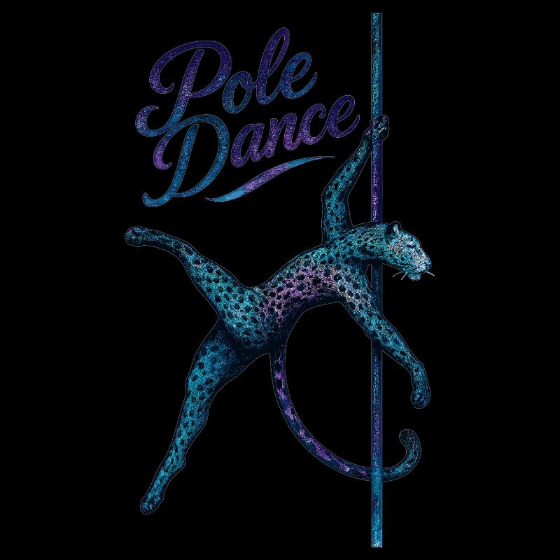 Pole Dance Leopardin Poledancerin Stange Geschenk