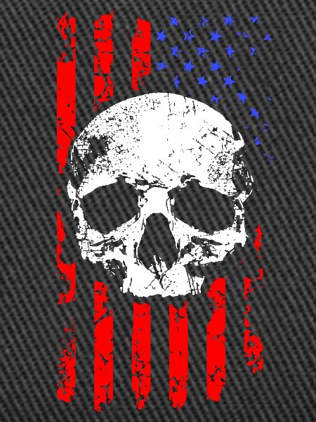 American Flag Skull