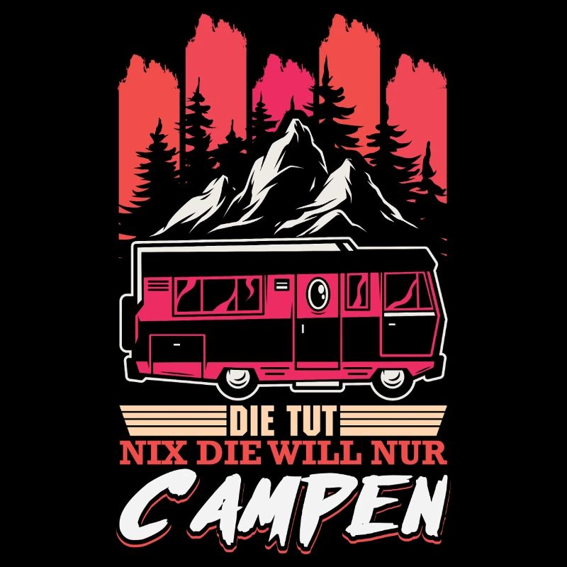 Camper Camping Caravan Saying