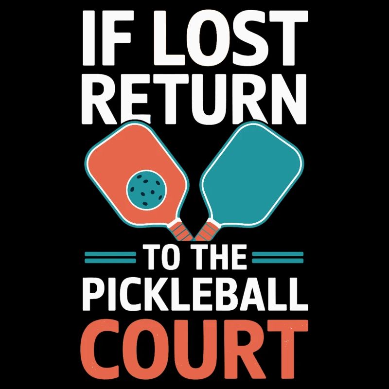 Back Pickleball Square Dinkball Gift