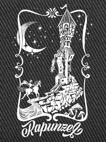 Rapunzel Tower Silhouette Princess
