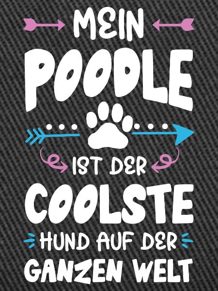 pudel hund spruch
