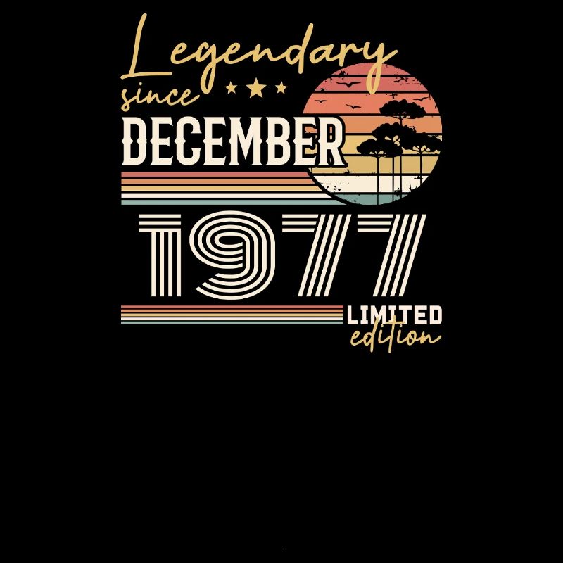 Cadeau 48e Anniversaire Décembre 1977