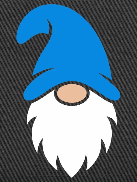 Azure Gnome Bearded Icon