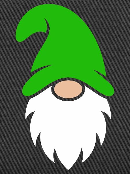 Hellgrüner Hut Weihnachtszwerg