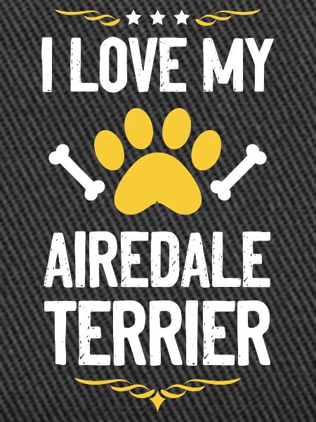 Airedale Terrier Lover Motif