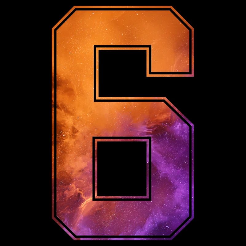 NR. 6 NUMMER 6 COLLEGE 6. GEBURTSTAG