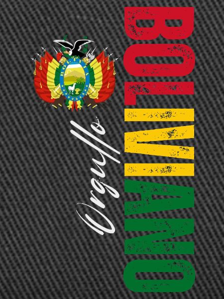 Bolivian pride, vertical design