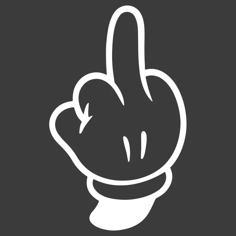 Middle Finger Hand Comic