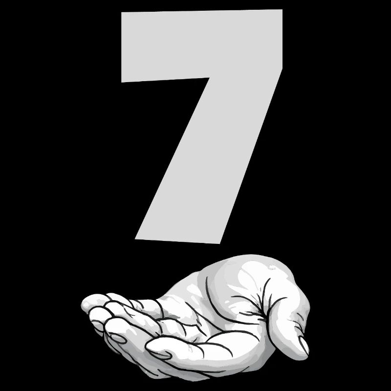 Blague drôle sur la tendance Seven Meme Hand Gen Alpha