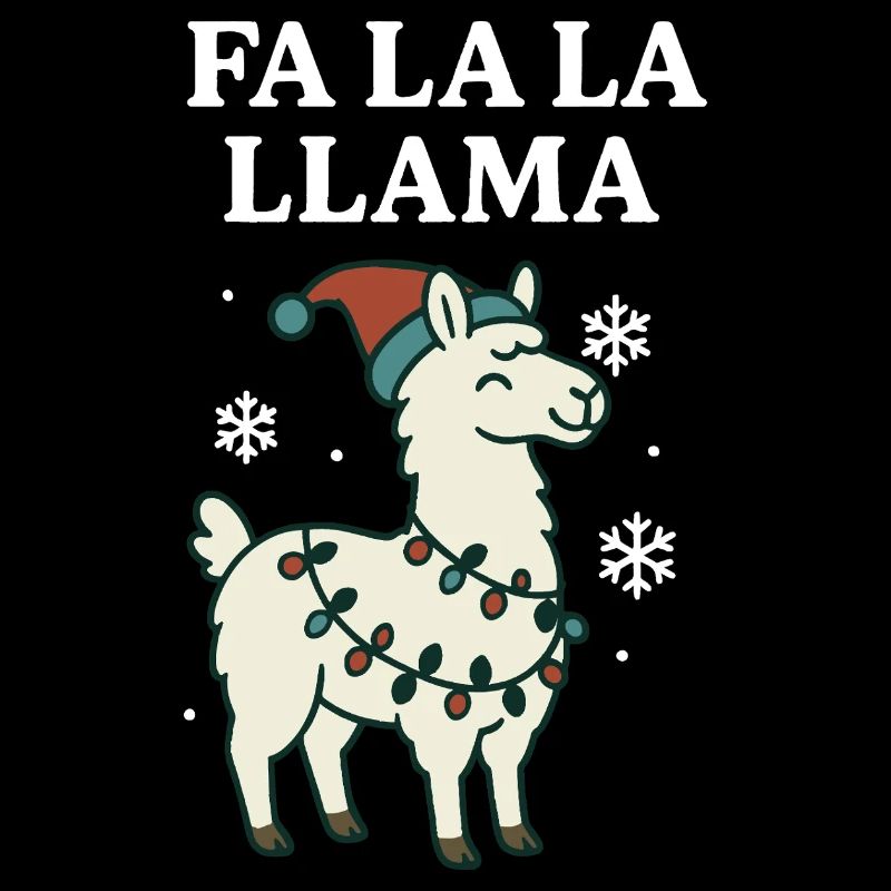 Fa La La Llama Drôle de Noël Père Noël