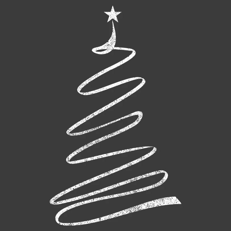 Minimalist Christmas Tree Funny Celebration